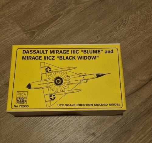 High Planes Models | No. 72050 Dassault Mirage IIIC `BLUME` and Mirage IIICZ `BLACK WIDOW`