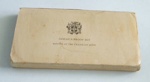 Jamaica Official Proof Set 1974 Franklin Mint with Silver $5 and $10 Dollars - Rare Find!