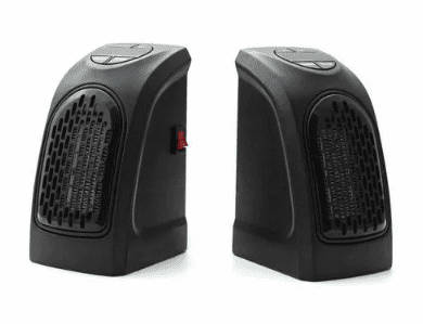 400W Winter Portable Wall-Outlet Electric Heater Warm Heating Fan Silent