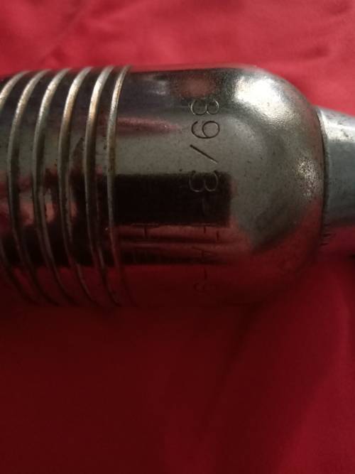Rhodesian OP Hurricane "Chimurenga war ornament" brassed and defused non functional mortar shell