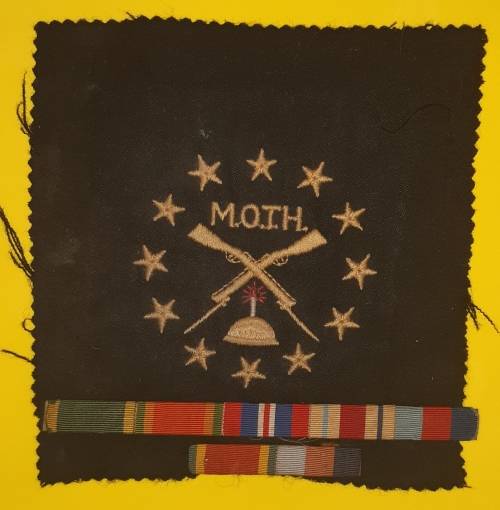 MOTH Blazer badge and medal ribbons (unknown)