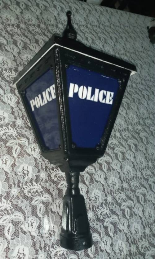 WOW! HOT! Stunning Police Station Lamp.
