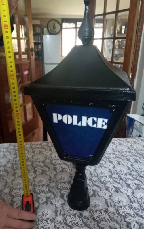 WOW! HOT! Stunning Police Station Lamp.