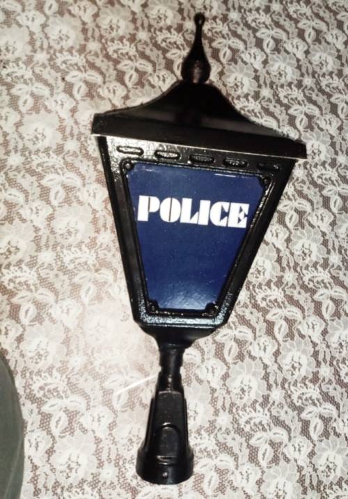 WOW! HOT! Stunning Police Station Lamp.