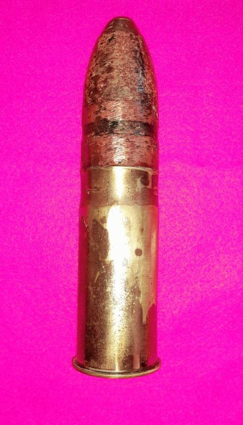PATRONENFABRICA  KARLSRUHE BRASS SHELL CASE,