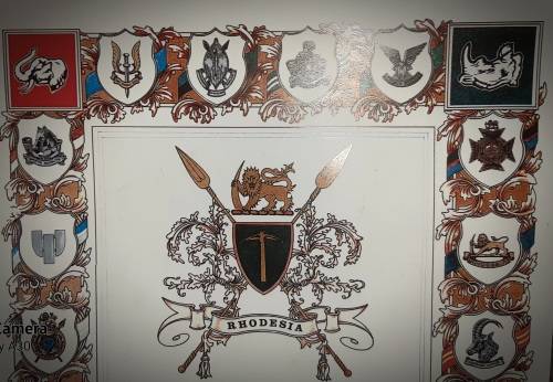 WOW. Rare ... Honourarium to the Rhodesian Forces. Ian Douglas Smith PM.