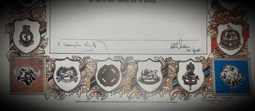 WOW. Rare ... Honourarium to the Rhodesian Forces. Ian Douglas Smith PM.