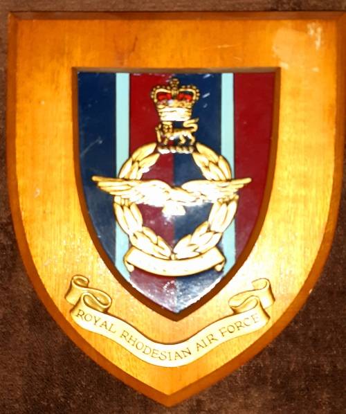Royal Rhodesian Air Force Collection of Original Plaques.