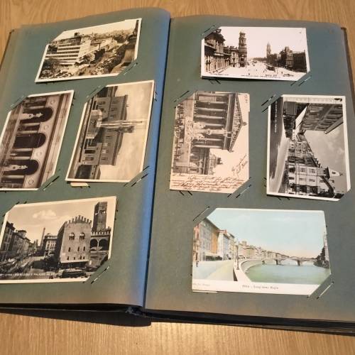 Postcard Album with 121 Cards GB Italy Canada New Zealand USA