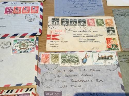 Postal History Cover LOT 31 Items Argentina Indochina USA GB Cabo Verde Denmark Malaya Singapore