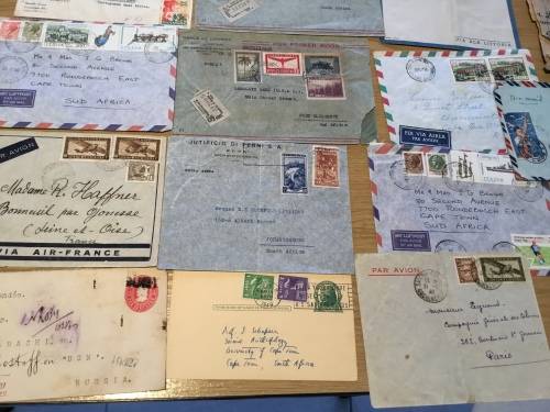 Postal History Cover LOT 31 Items Argentina Indochina USA GB Cabo Verde Denmark Malaya Singapore