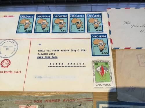 Postal History Cover LOT 31 Items Argentina Indochina USA GB Cabo Verde Denmark Malaya Singapore