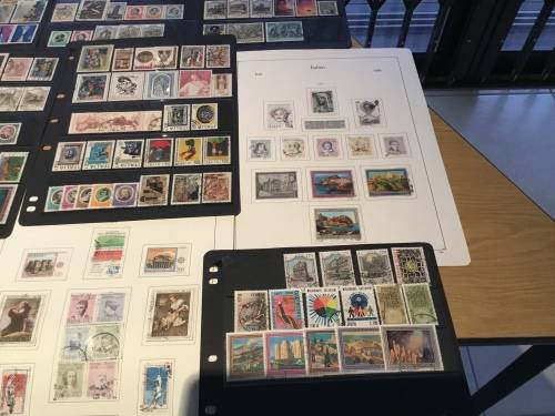 Italy 1970s Used Hinged & Some MH Catalogue Approximately R1170 Stock Pages NOT Included