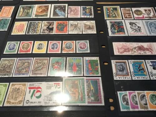 Italy 1970s Used Hinged & Some MH Catalogue Approximately R1170 Stock Pages NOT Included