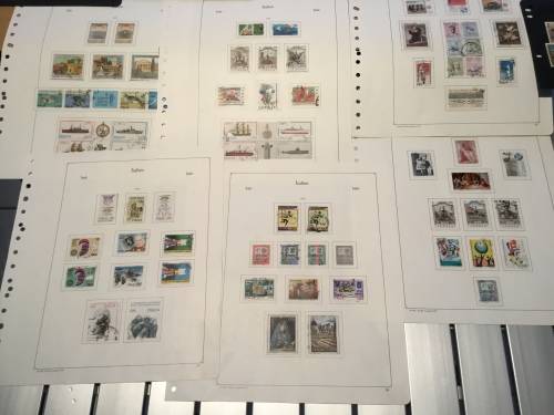 Italy 1970s Used Hinged & Some MH Catalogue Approximately R1170 Stock Pages NOT Included