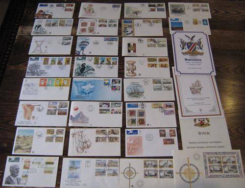SWA and Namibia First Day Covers LOT 30 Items