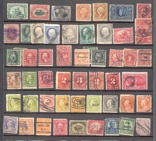USA LOT Stamps old and modern - some high CV
