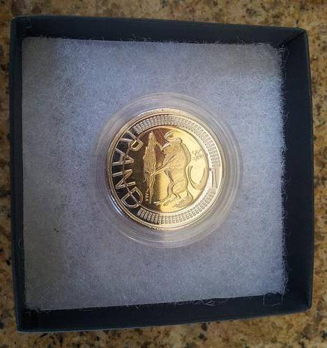2012 OOM PAUL R5 COIN IN SA MINT BOX
