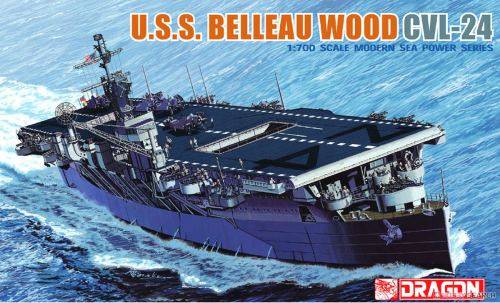 Dragon Plastic Model Kits. 1/700 Scale U.S.S. Belleau Wood CVL-24