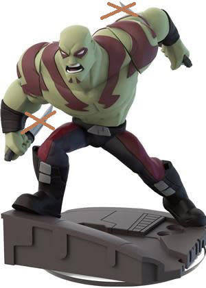 DISNEY INFINITY DRAX 2.0 FIGURE