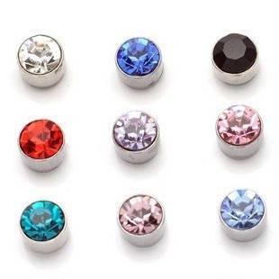 No Ear Hole?? Get Magnetic Cubic Zirconia Studs!!!