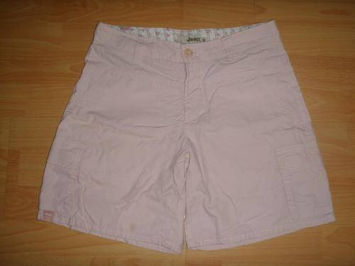 Jeep 100% Cotton Ladies Shorts - Pink