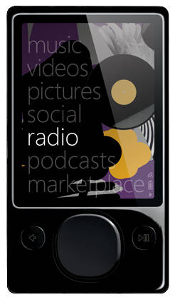 Zune 120GB Mp3 Player (Black) (3rd Gen) + Zune Cover and USB