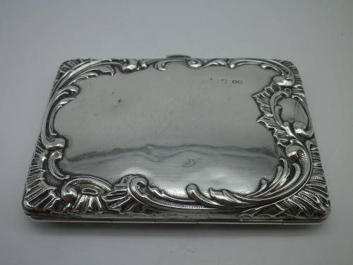 Antique Hallmarked Sterling Silver Aide Memoire Birmingham 1905 Henry Matthews Reynolds Angels
