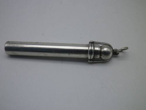 Miniature vintage/antique chatelaine propelling pencil. Silver (or silver plated)