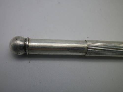 Miniature vintage/antique chatelaine propelling pencil. Silver (or silver plated)