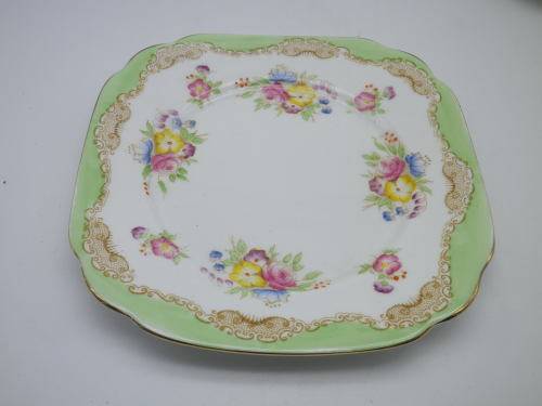RARE and CHARMING Royal Albert Crown China Vintage/Antique Trio. Un-named Pattern