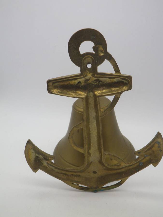Heavy Cast Brass Nautical Theme wall mounted Bell