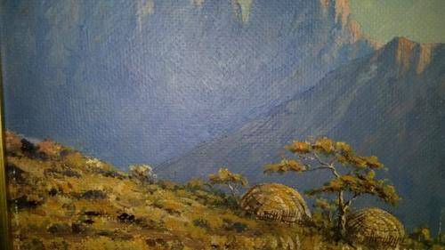 Ampenberger, Stefan (1908 -Â 1983) Original Oil on Board