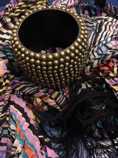 Bronze studded ethnic bangle