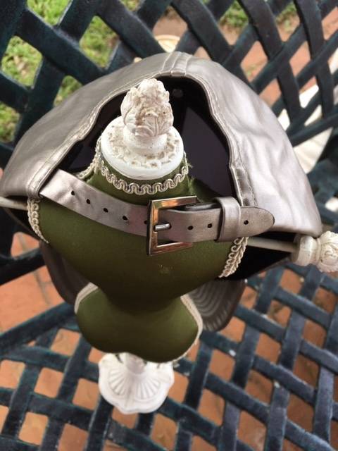 Chrome Metallic PU Cap