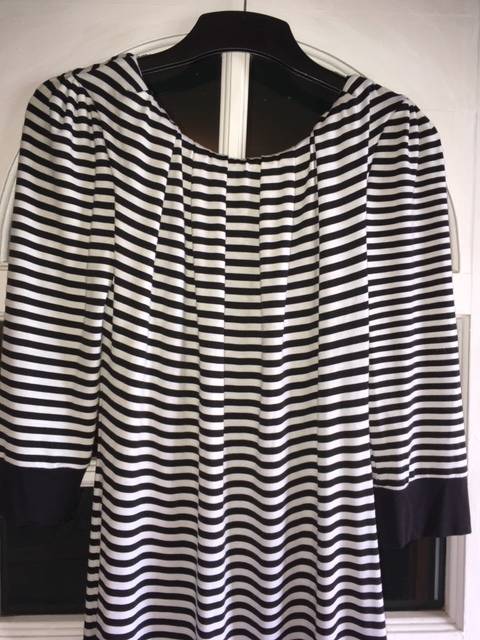 Jo Borkett Black and White Stripe Dress