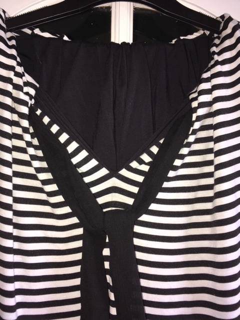Jo Borkett Black and White Stripe Dress