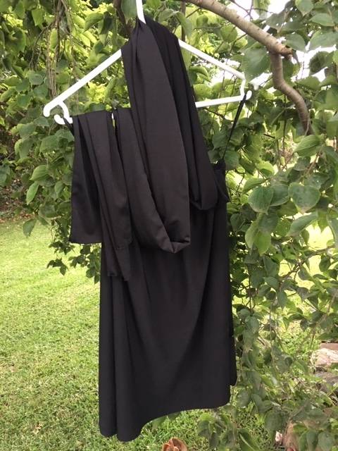Black Infinity Wrap Dress