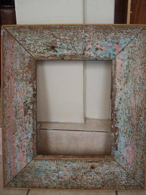 Beautiful distressed frame!
