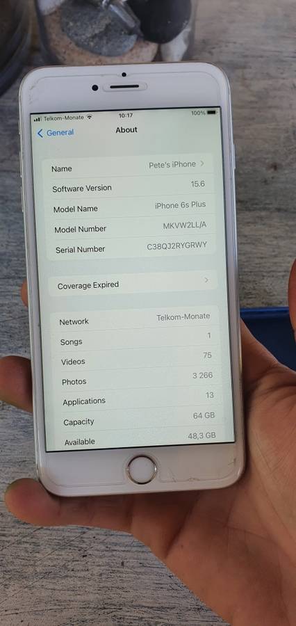 iPhone 6s Plus 64GB Silver