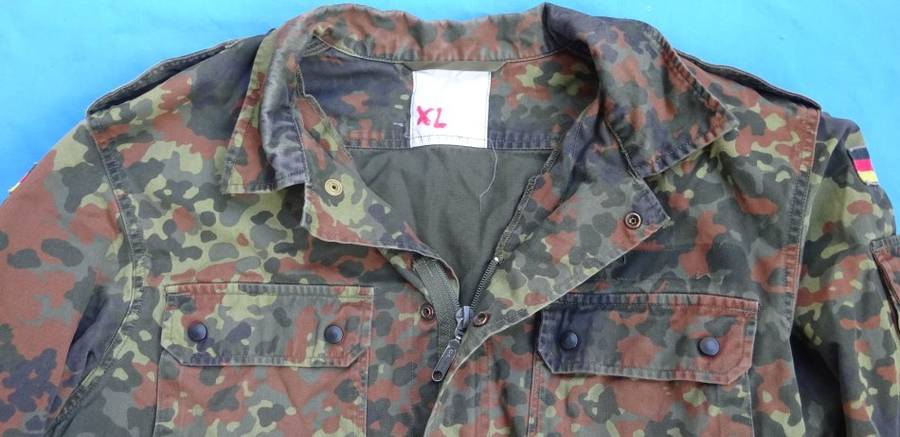 Original German Army Bundeswehr camo Shirt size XL  (14c/32)