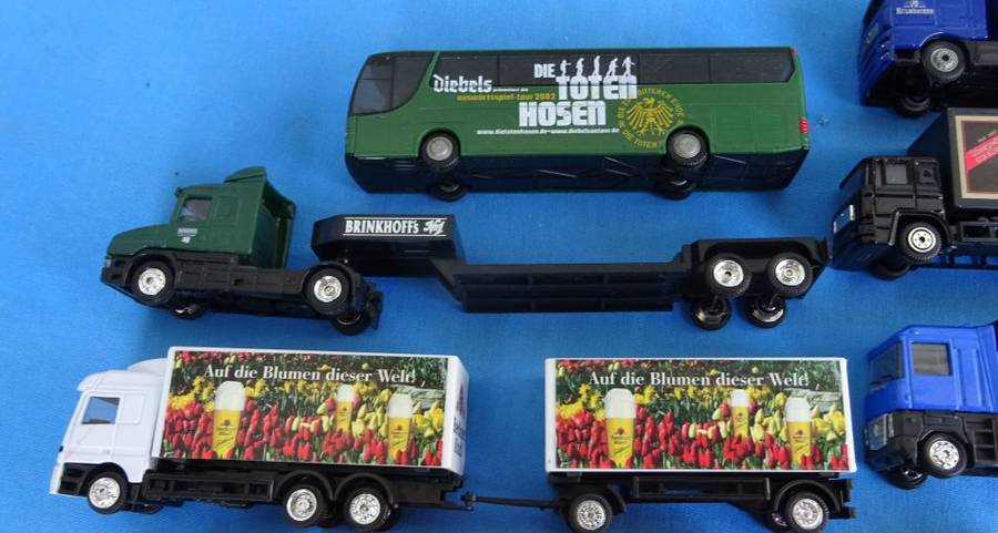10 Mini Trucks 1:87 H0  (D2/2)