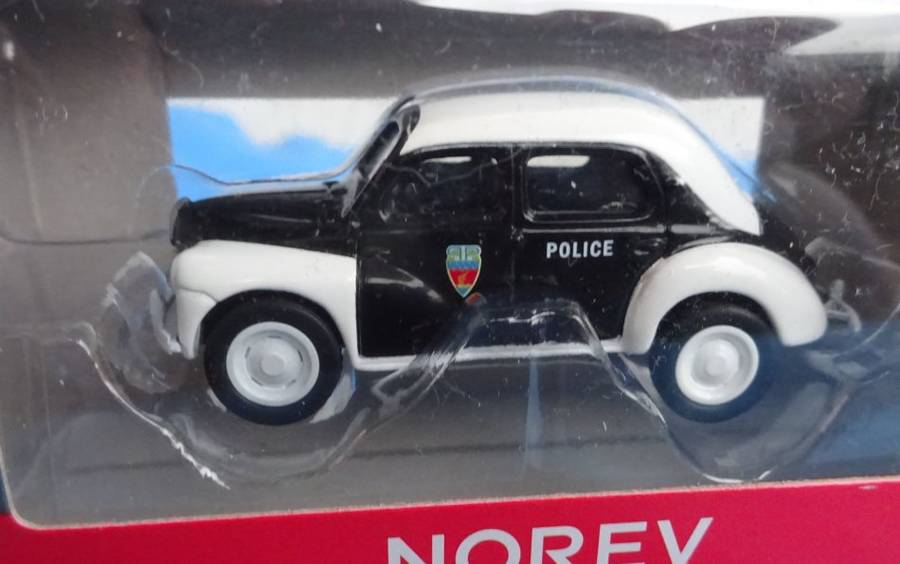 3 Norev Die Cast France Police Cars  (T/6)