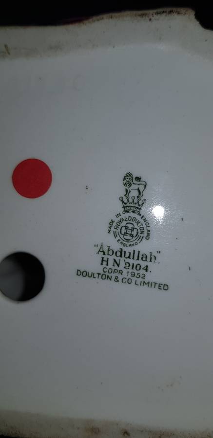 RARE ROYAL DOULTON ABDULLAH HN2104