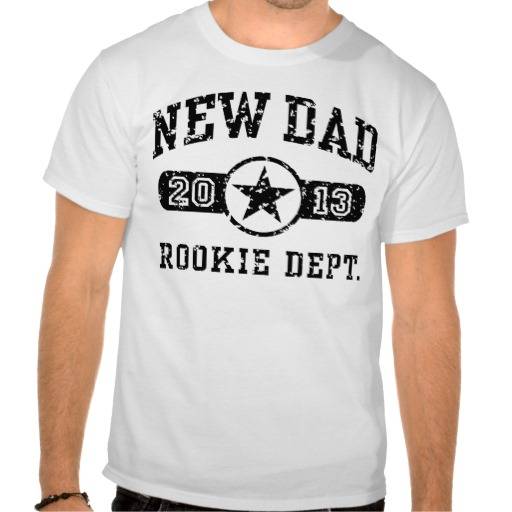 NOVELTY 'NEW DAD' T-SHIRT