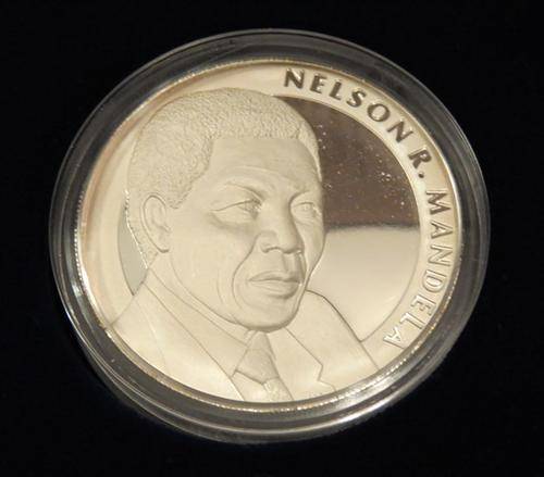 5oz Silver Proof Mandela 1994 - No 267 !!!! WOW .... Excellent Start Price