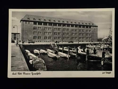 1939 FELDPOST KIEL GERMANY PHOTO POST CARD UNUSED