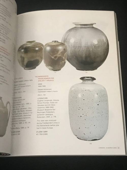 SOTHEBY`S PIONEERING 20TH CENTURY DESIGN - TORSTEN BROHAN COLLECTION 2005 CATALOGUE