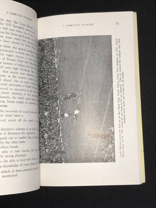 A SHORT-CUT TO RUGBY A BOOK FOR THE SPECTATOR AND PLAYER BY C.K. FRIEDLANDER AND PATRICK TEBUTT