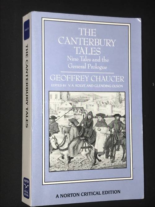 THE CANTERBURY TALES - NINE TALES AND THE GENERAL PROLOGUE.  BY GEOFFREY CHAUCER
